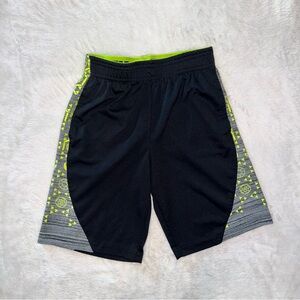 Star Wars Black and Gray Athletic Shorts with Neon Highlights
